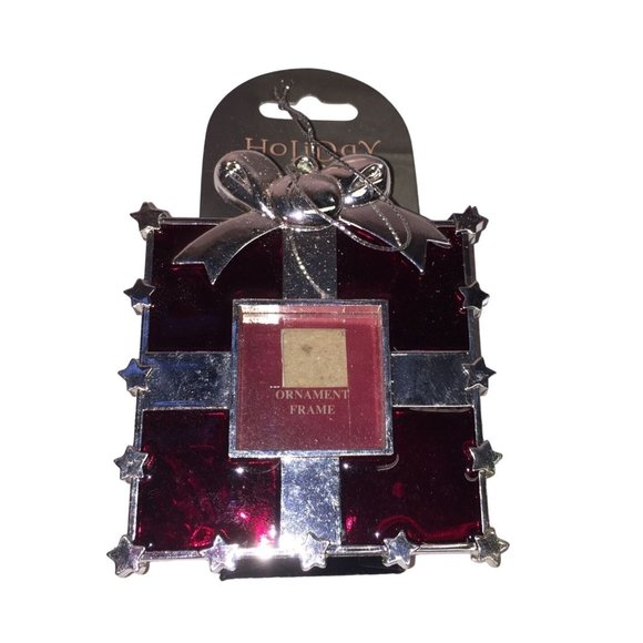 Holiday Time Ornament Picture Frame- New w/ Tags - Picture 1 of 5